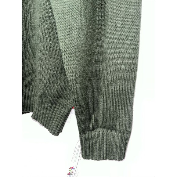 Izod Men's Sweater Green Size Large - Picture 3 of 5